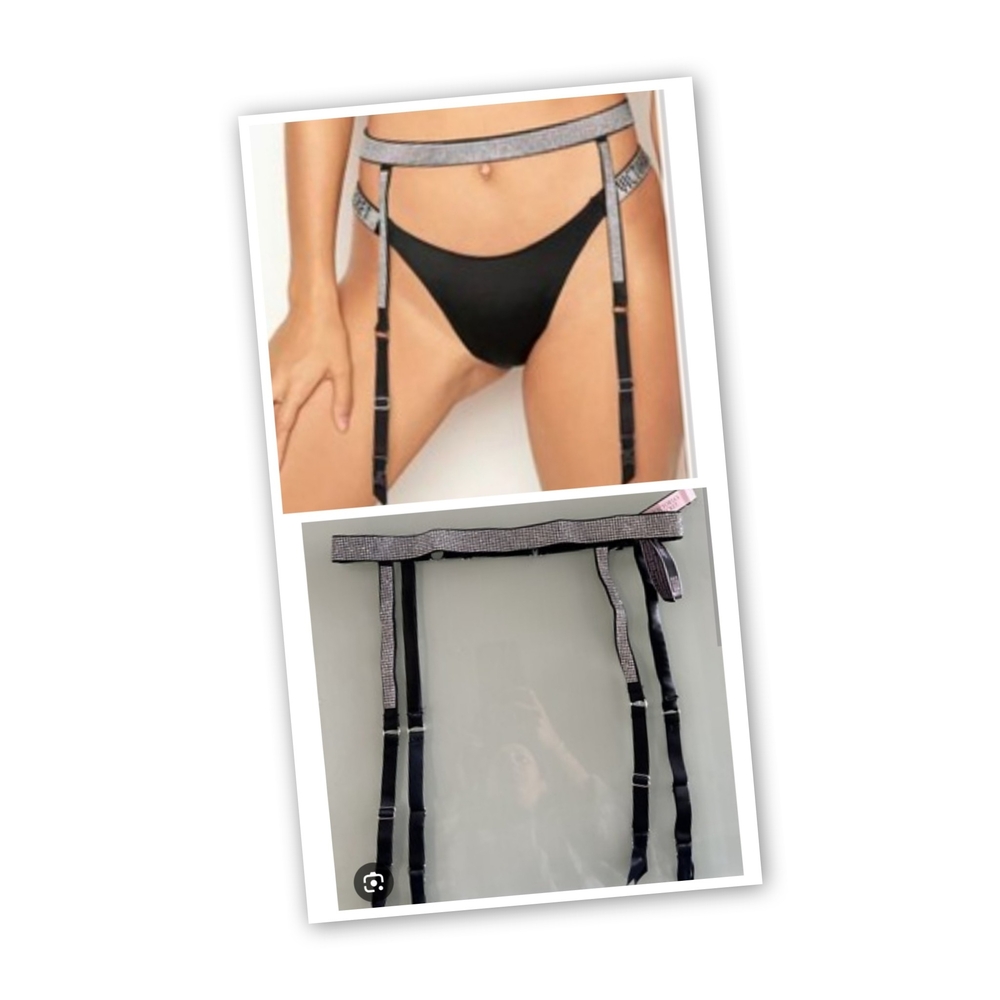 NWT Victoria's Secret Rhinestone Garter Belt